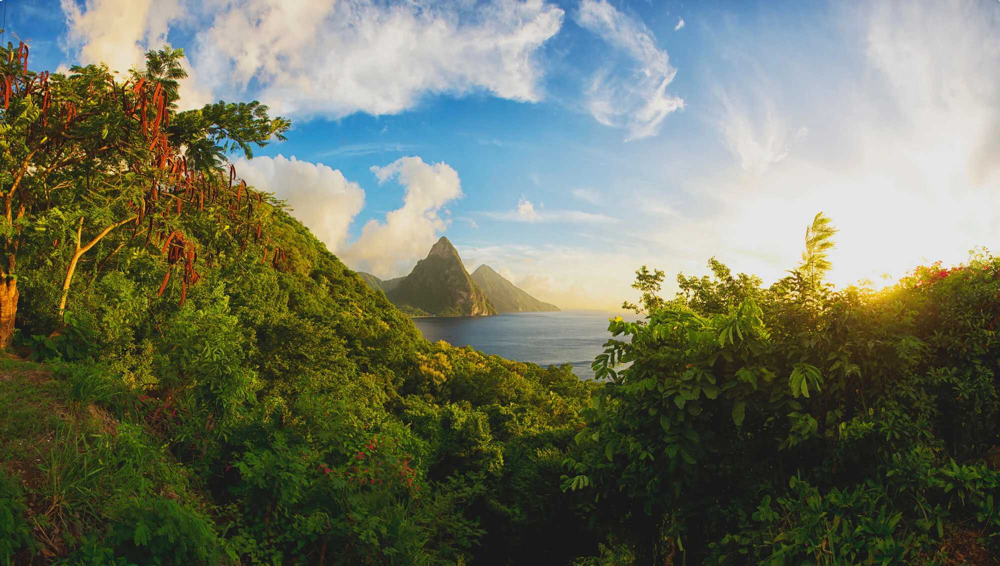 Paisajes espectaculares del Caribe