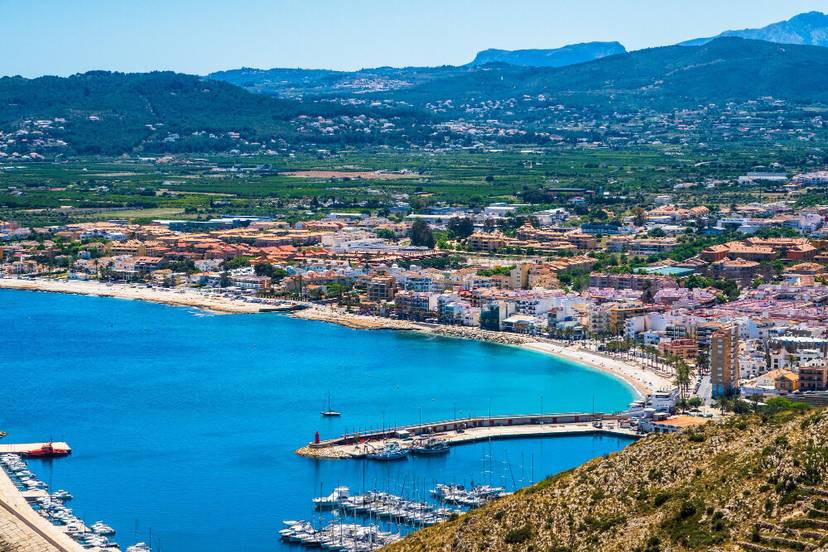 Bahía y puerto de Jávea