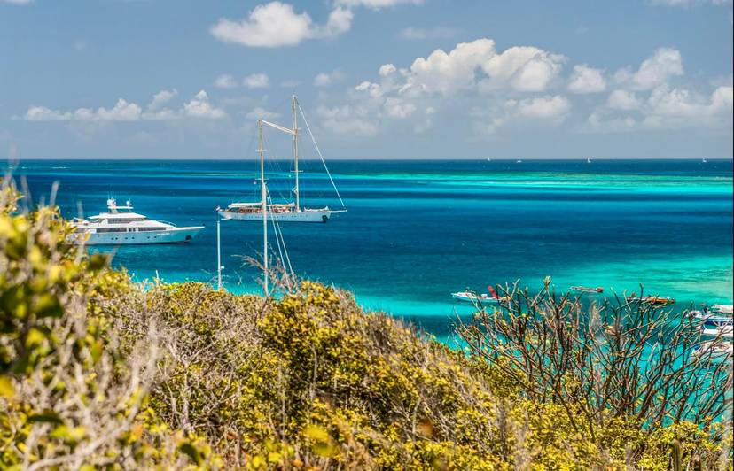 Pasando las navidades en el Caribe en barco