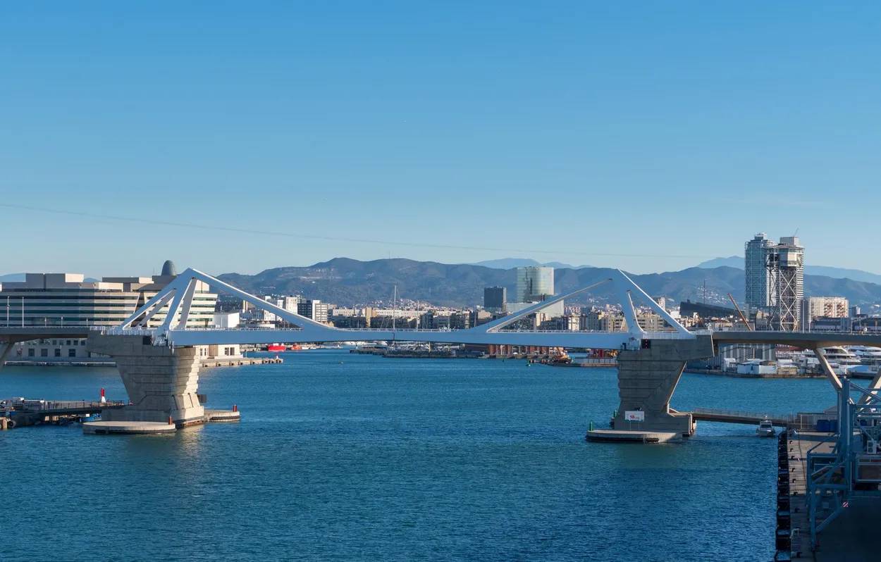 Vistas de Barcelona desde el mar