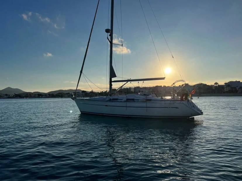 Puesta de sol en velero en Javea