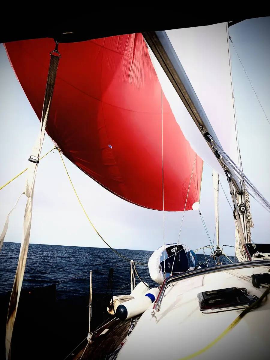 Velero navegando Denia